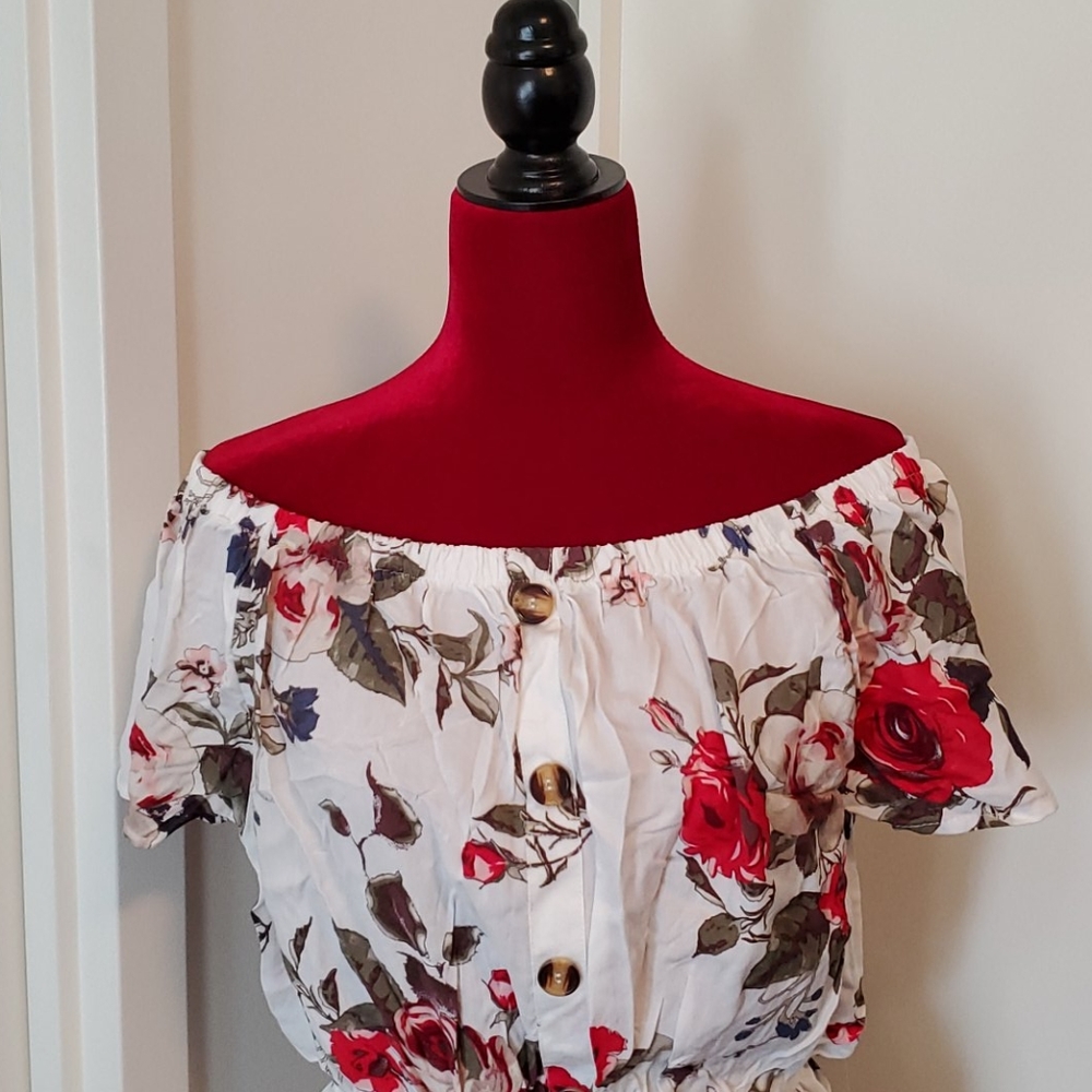 🔻Floral Off Shoulder Summer Dress